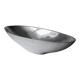 Polished Aluminum Contemporary Large Deep Bowl