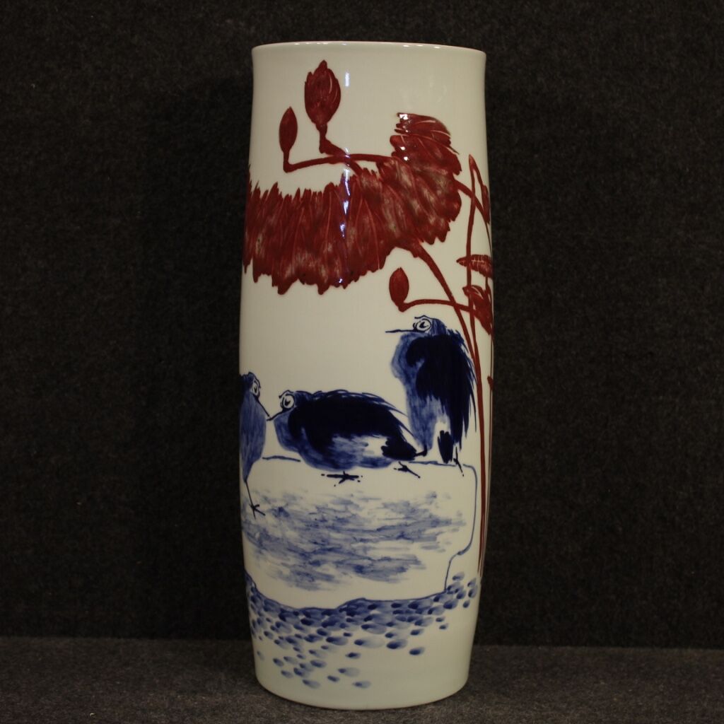Chinese ceramic vase with landscape