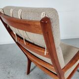 Fauteuil "senator" par Ole Wanscher pour Poul Jeppesen, Danemark 1960s