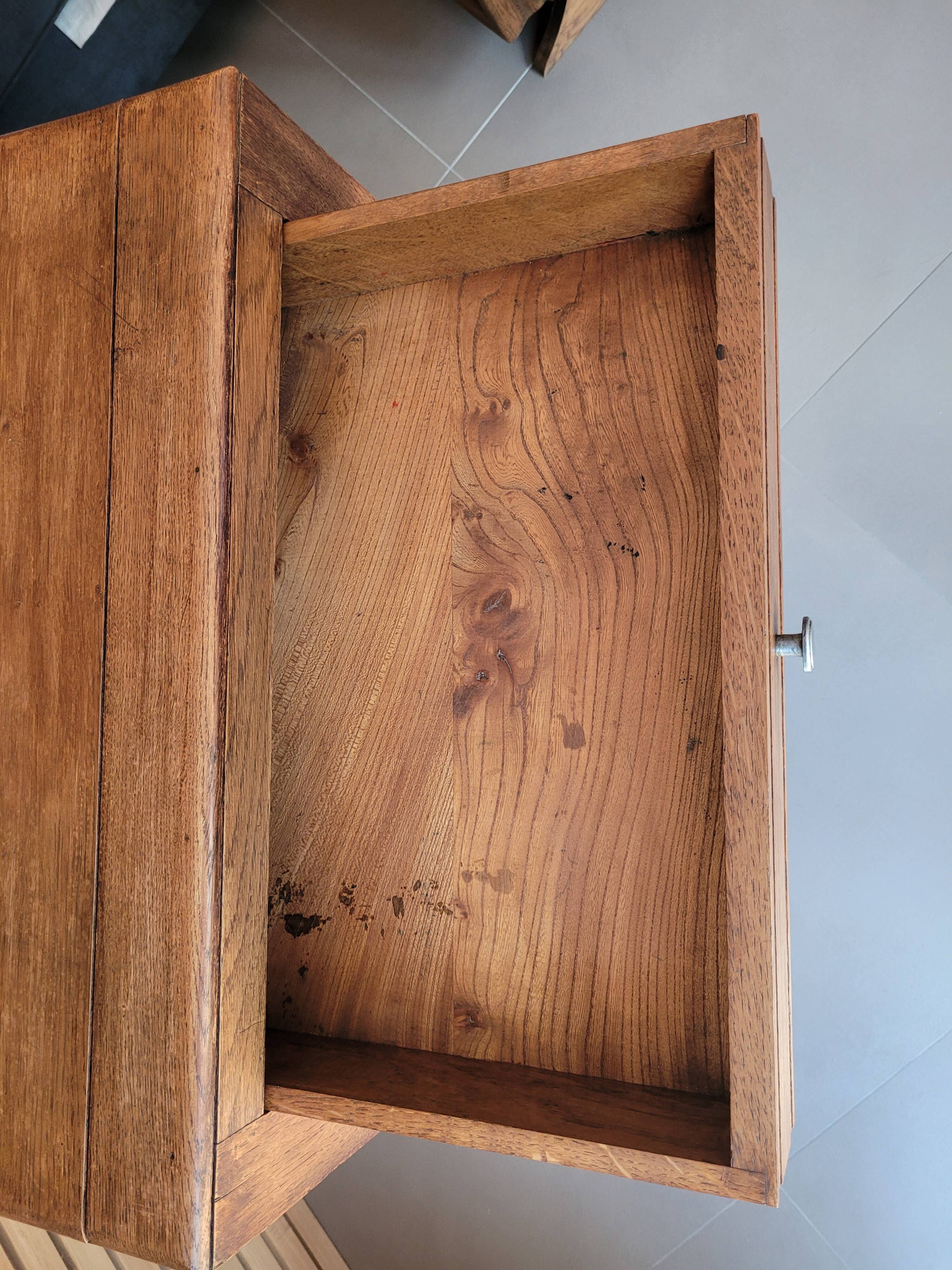 Vintage solid oak jam maker