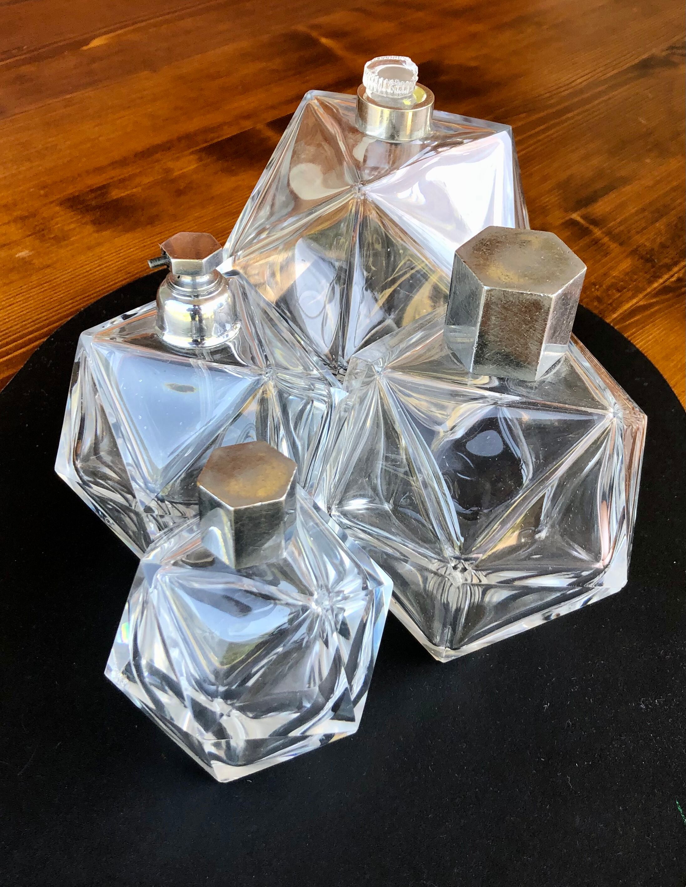 Set of 4 vintage perfume bottles