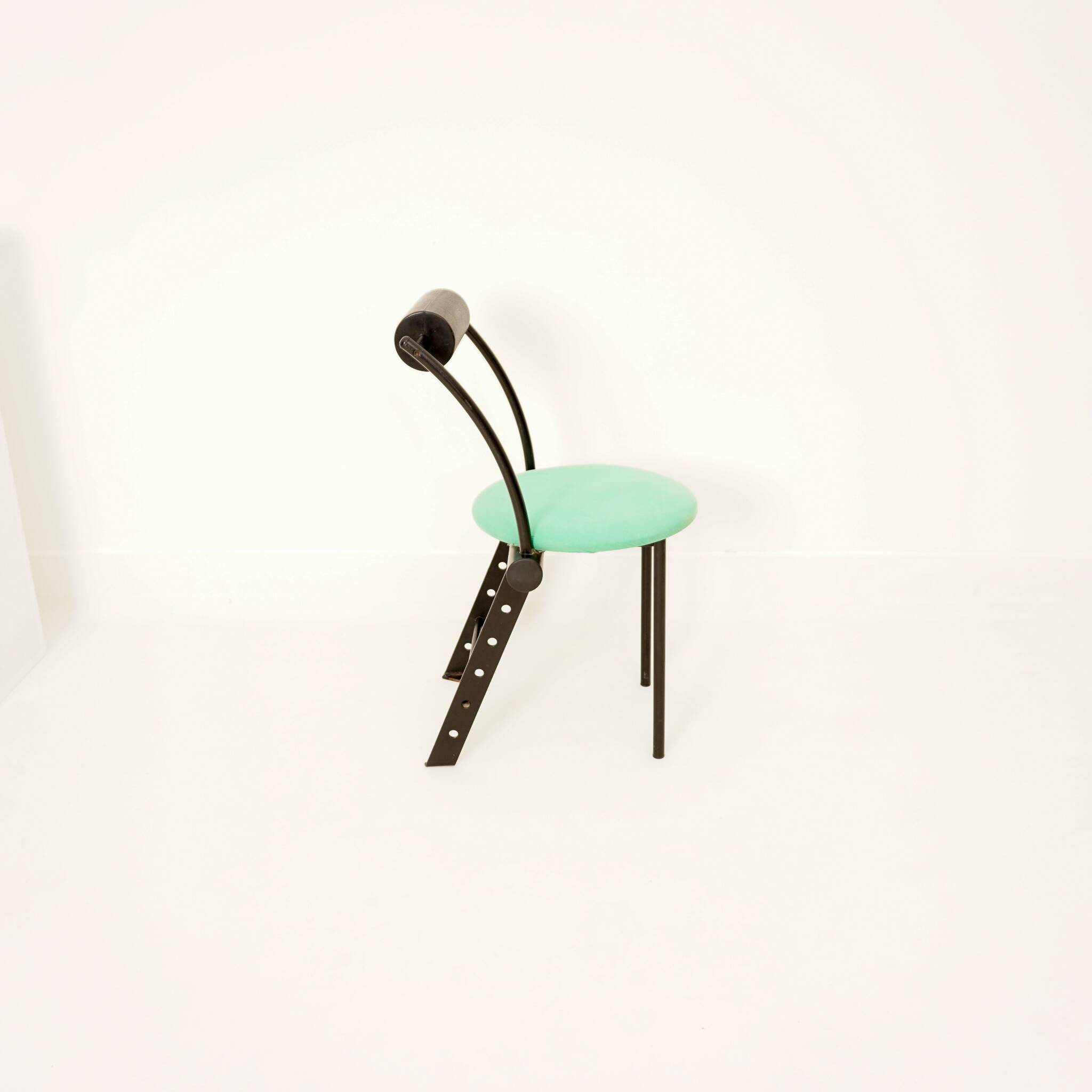 Postmodern Green Chair, 1980