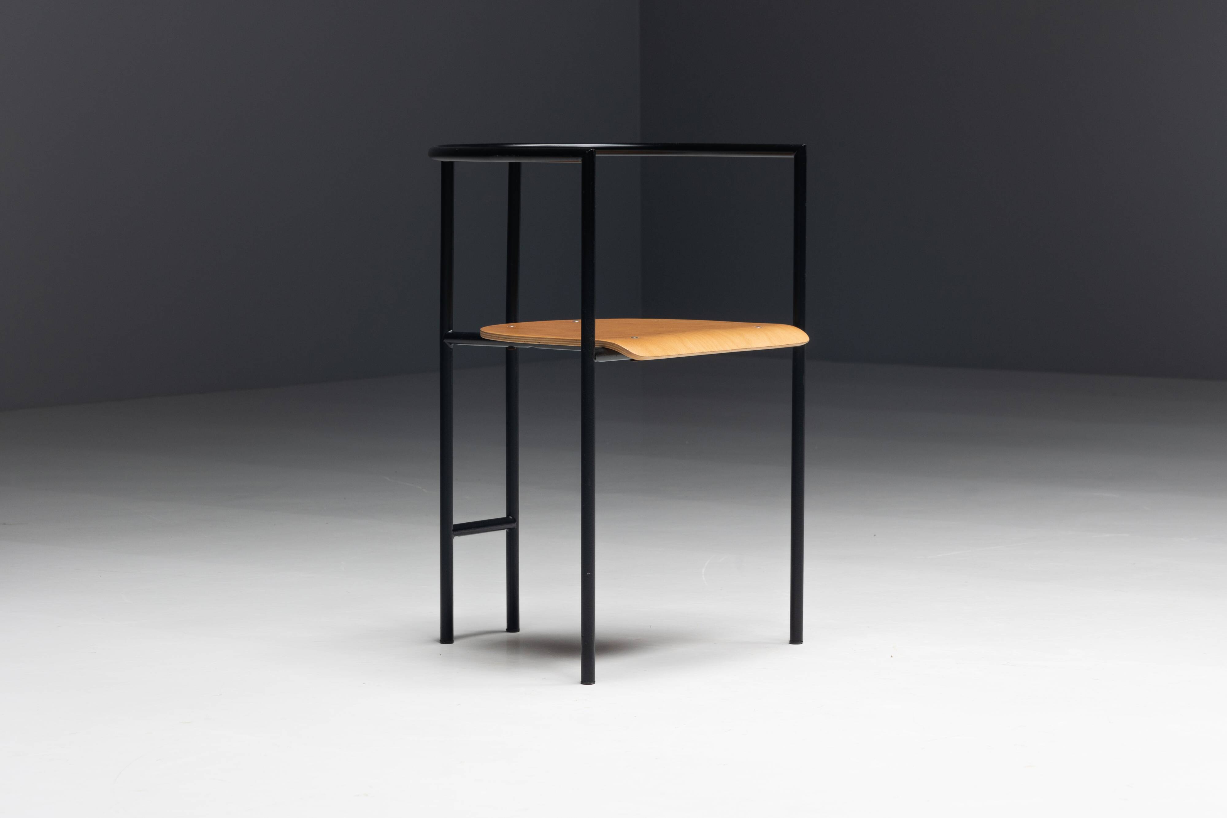 Postmodern "Tokyo" Armchairs by Rodney Kinsman for Bieffeplast, Italy, 1980s