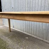 large farm table 185 cm in raw natural fir wood