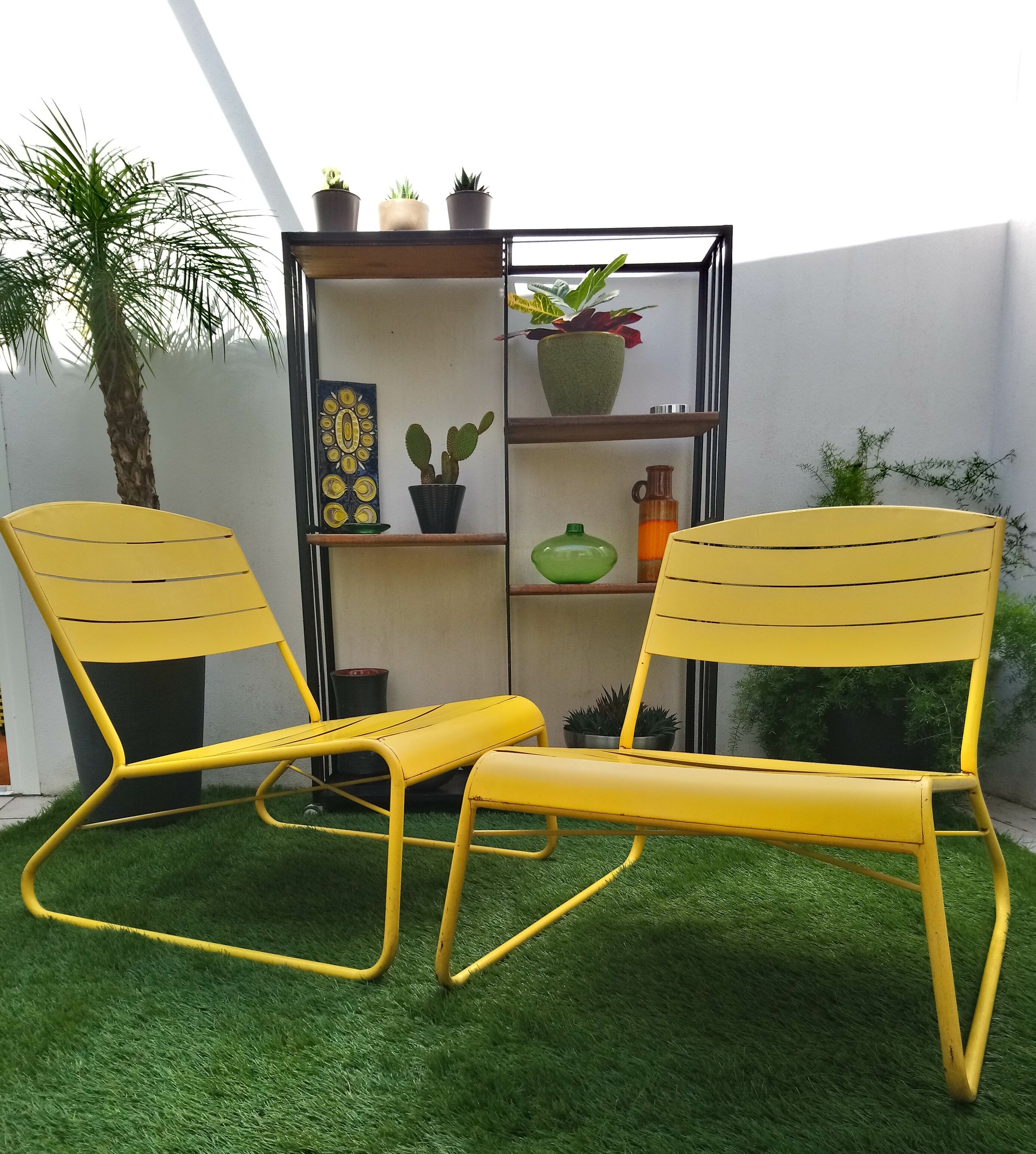 Pair of vintage garden drivers