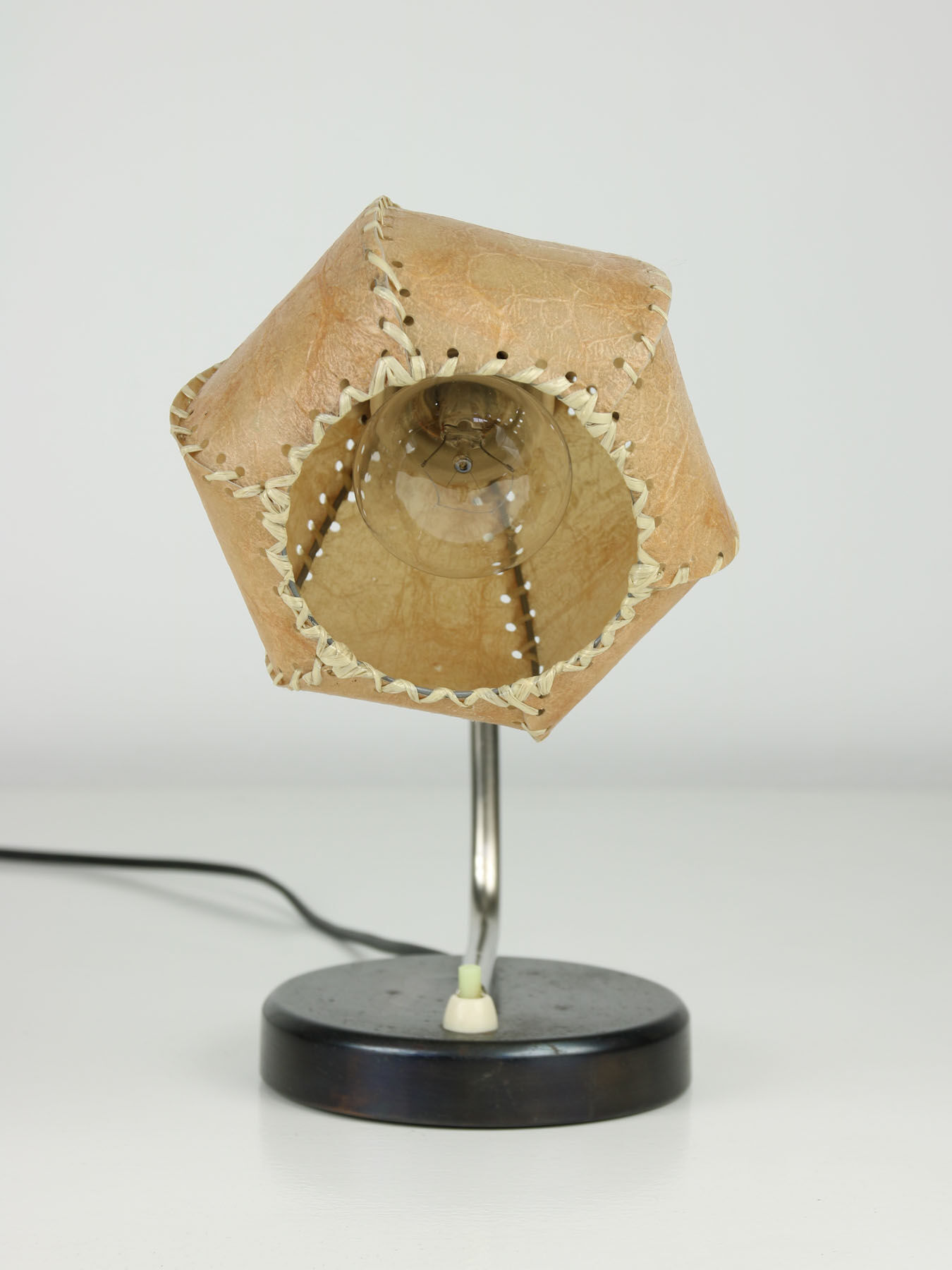 Vintage parchement table lamp