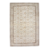 7x10 Floral Cream & Brown Vintage Rug, 212x317Cm