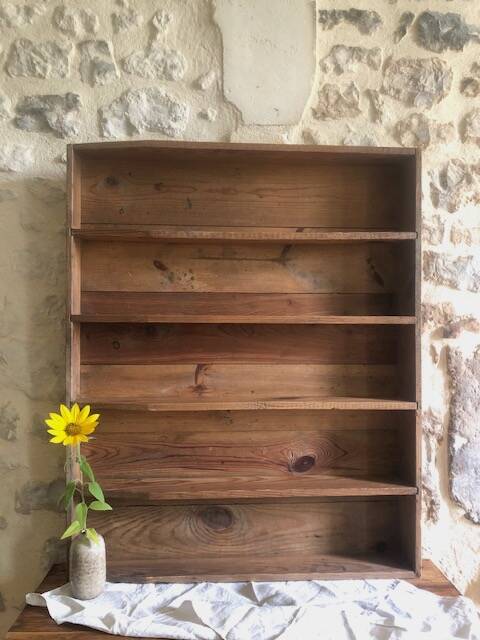 Etagère de métier en bois