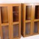 Set of two display cabinets - Oregon pine - Danish design - 1960s