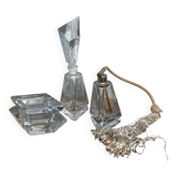 Flacon de parfum / Vanité en cristal Art Déco