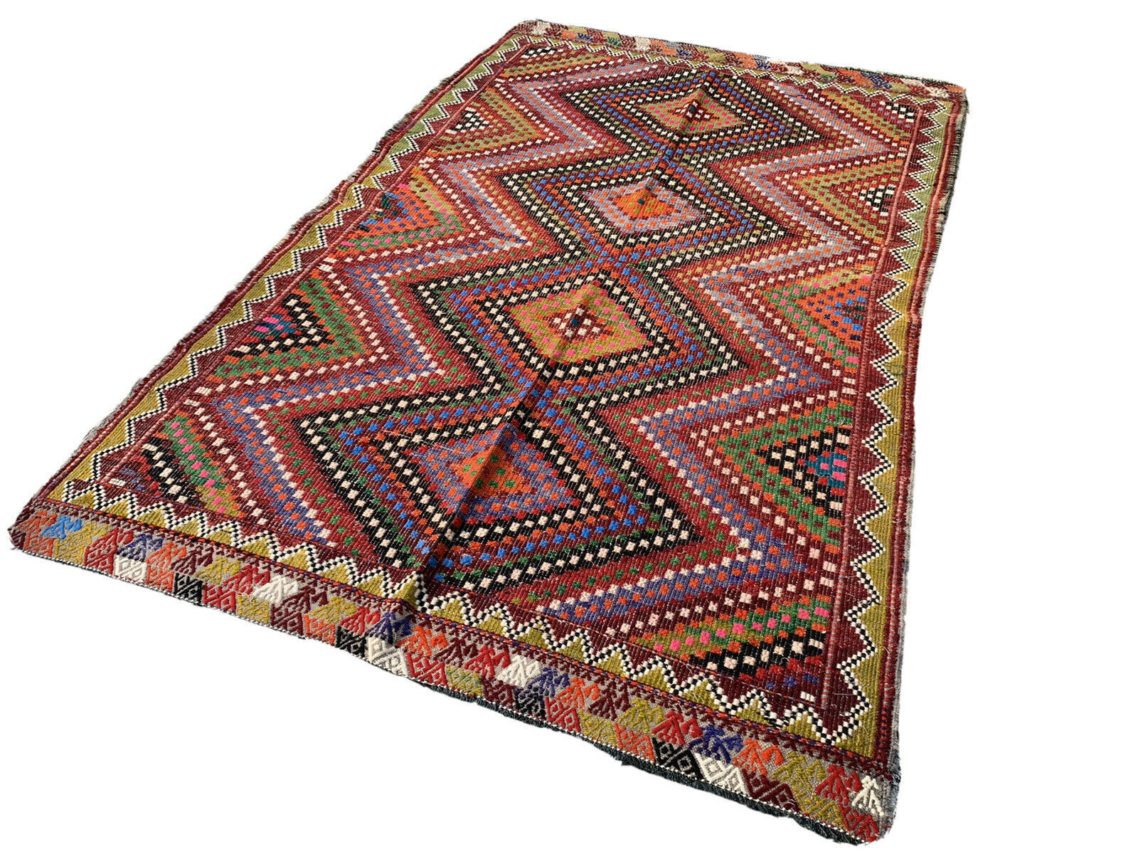 Traditional turkish kilim rug