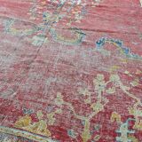 Tapis ancien Smyrne turc 236x466 cm