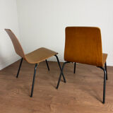 Pair of “Papyrus” chairs attributed to Pierre Guariche, France 1950