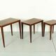 Severin Hansen model 163 rosewood nesting tables by Bovenkamp, 1960