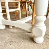 Old white farmhouse table