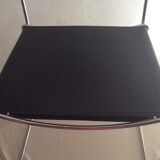 Leather and chrome chair