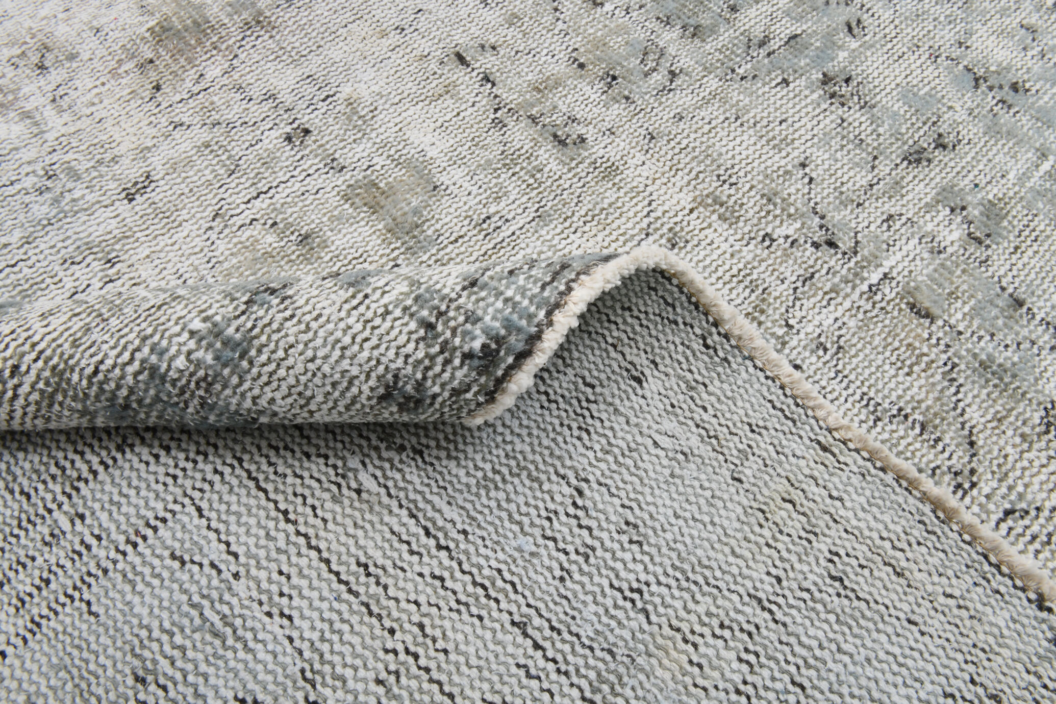 Classic gray & blue vintage rug 300x199cm