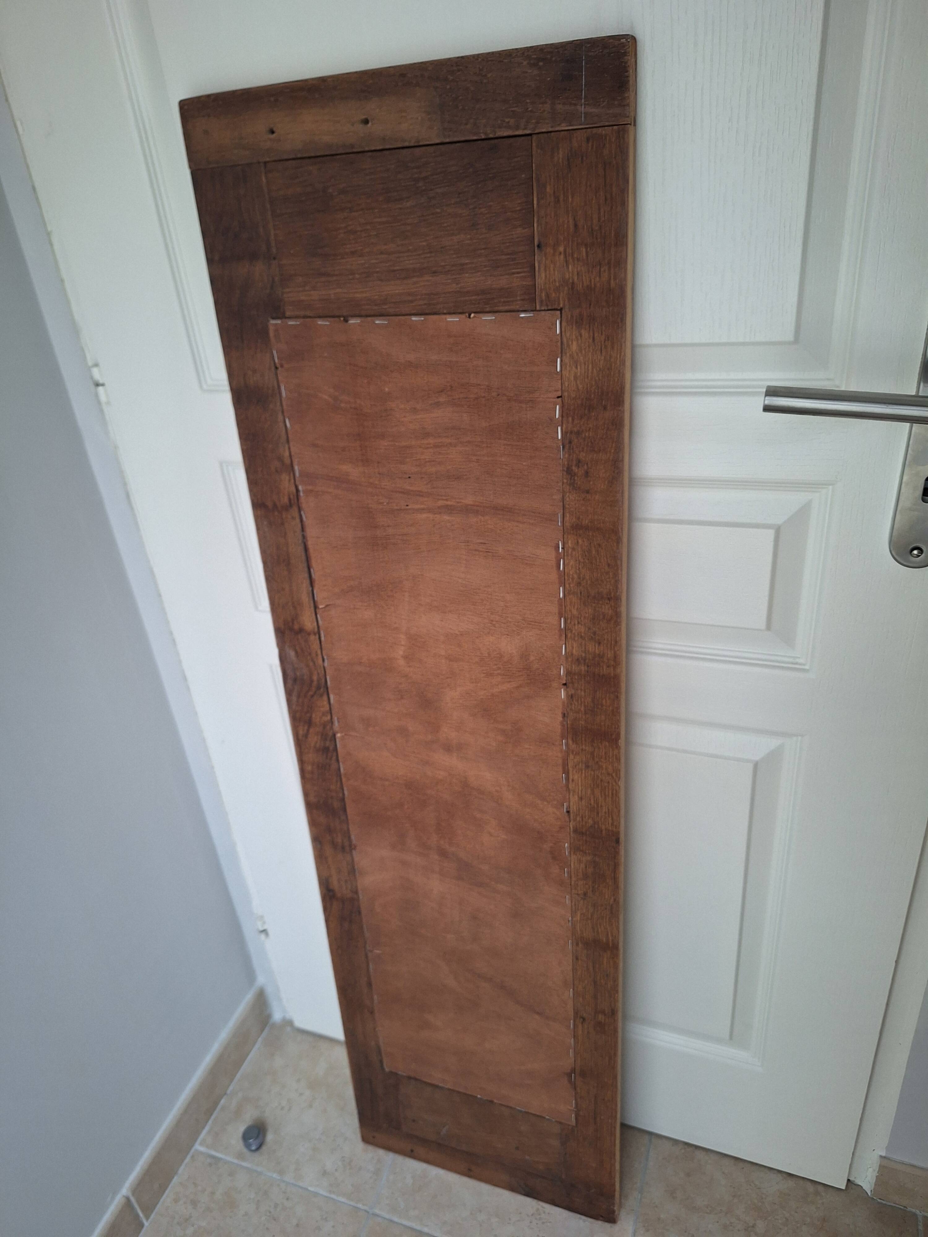 Miroir biseauté ancien bois 130 cm