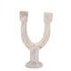 Bougeoir Marocain en pierre sculptée, années 70