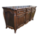 Louis XV style sideboard in solid walnut