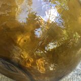 Amber color demijohn 10l