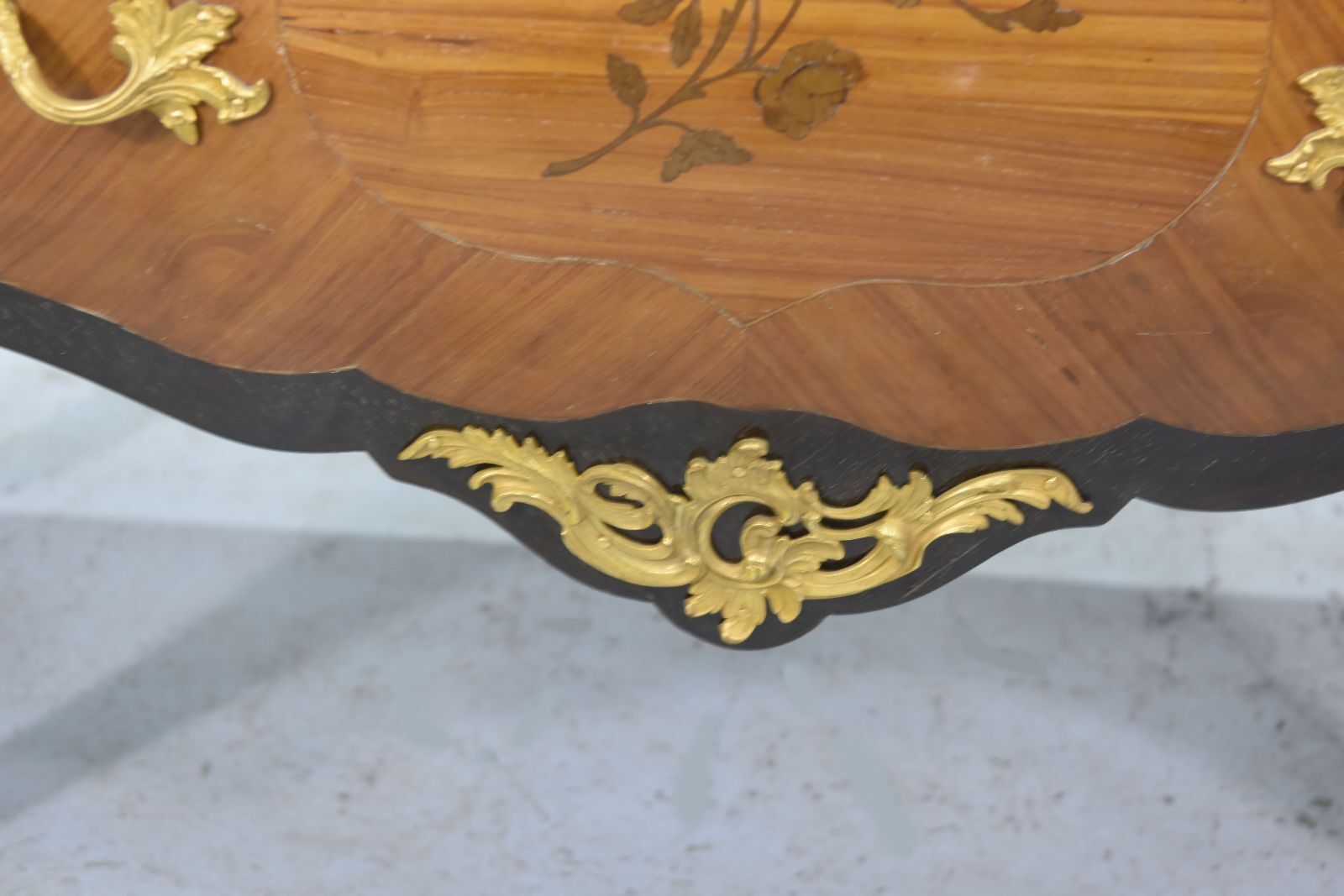 Louis XV floral marquetry dresser 1900