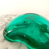 Murano bulicante green bowl