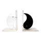 Yin Yang bookends in plexiglass - 1980s postmodern design