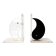 Yin Yang bookends in plexiglass - 1980s postmodern design