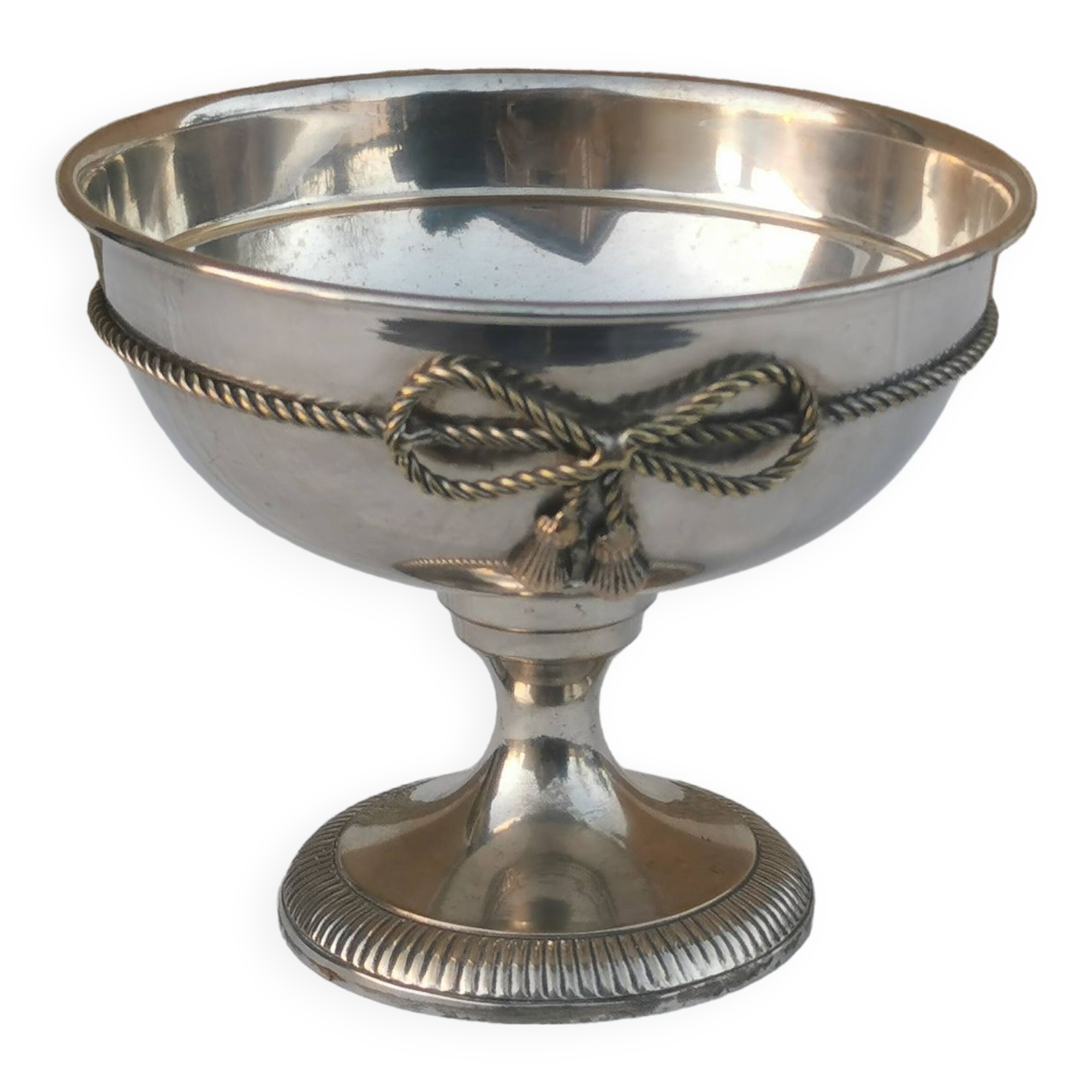 Louis xvi style silver metal cup