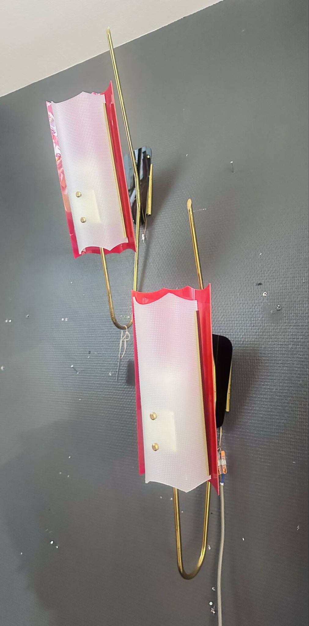 Vintage Stilnovo Wall Lights 1950