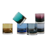 Mid-Century Drinking Glasses by Riihimäki Finland set of 6