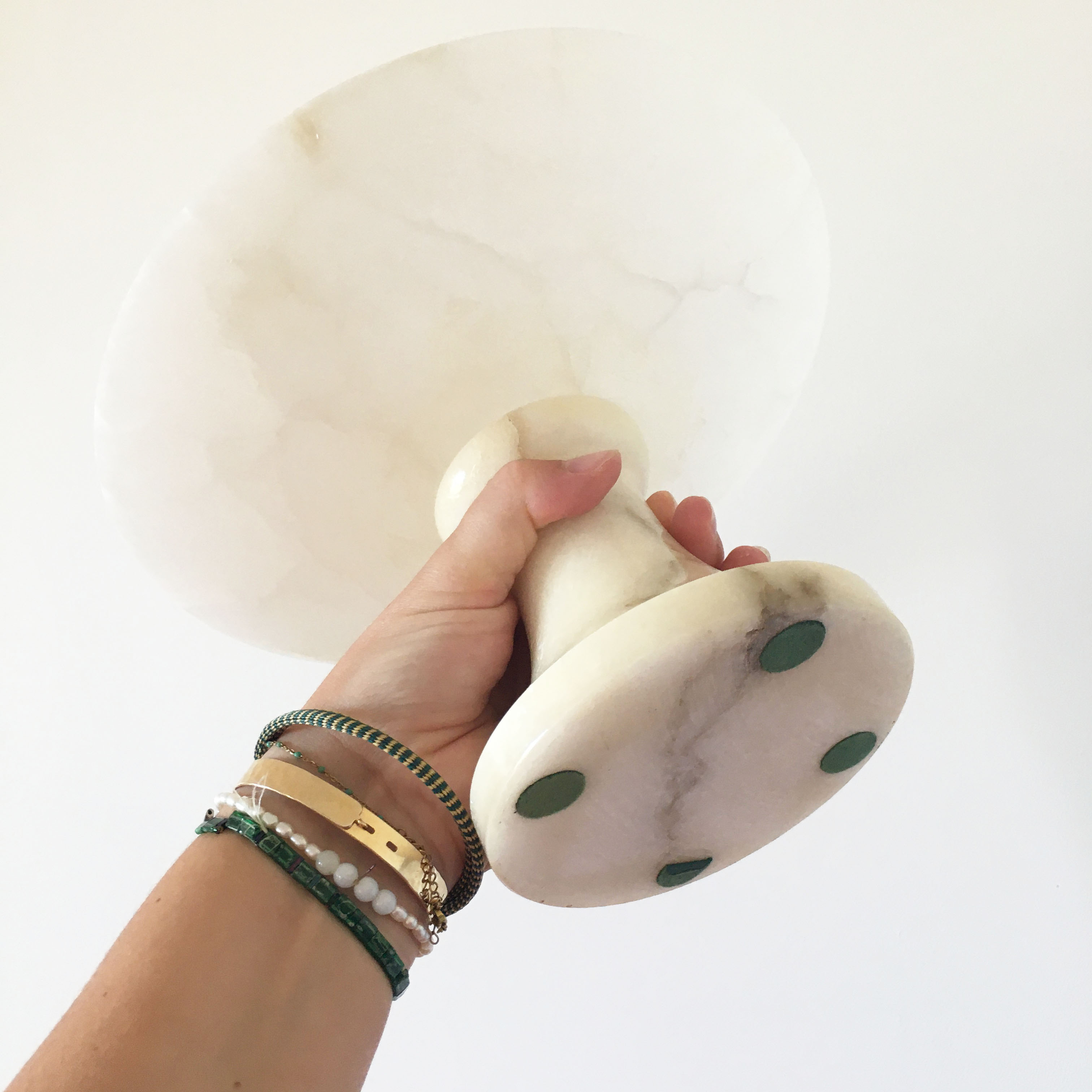 Alabaster standing cup 1970