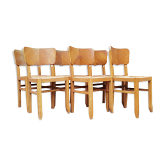 Lot of 6 chairs Pierre Cruege