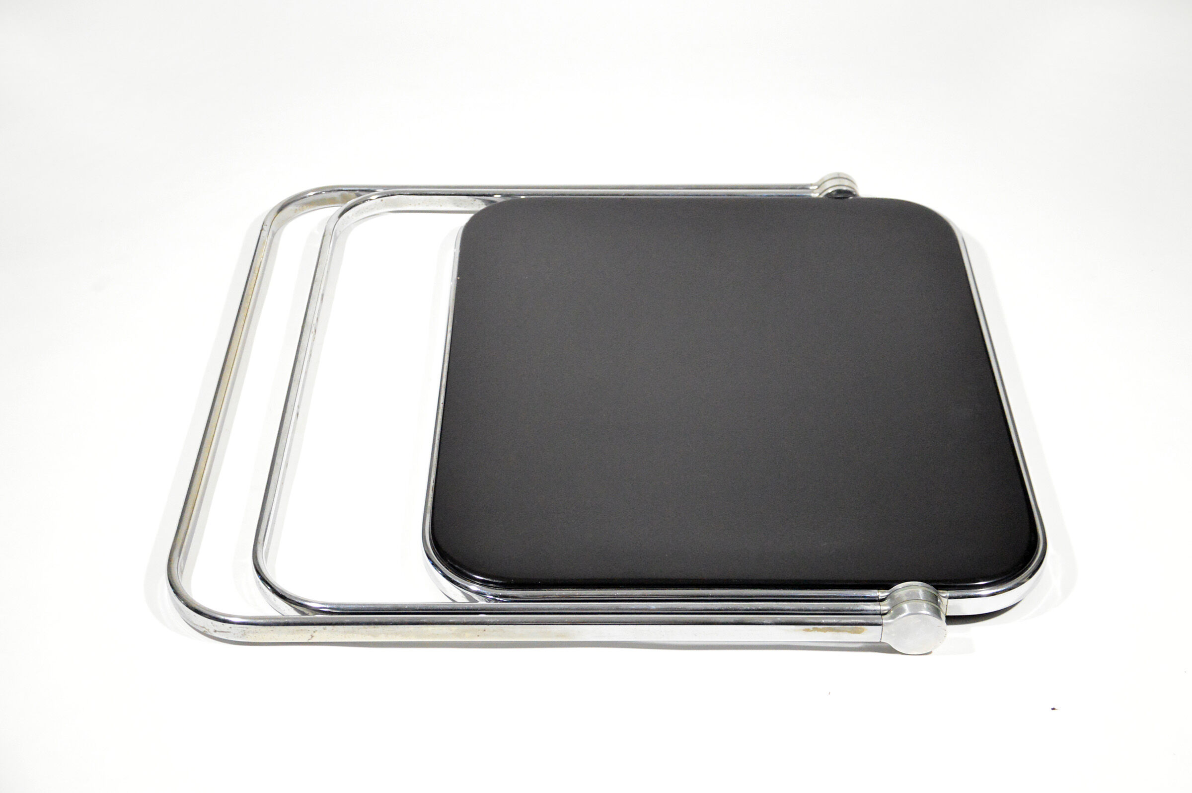 Black Platone Folding Writing Desk By Giancarlo Piretti For Anonima Castelli, 1970