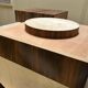 Side table in Macassar ebony