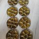 8 old GIEN oyster plates + 2 serving dishes