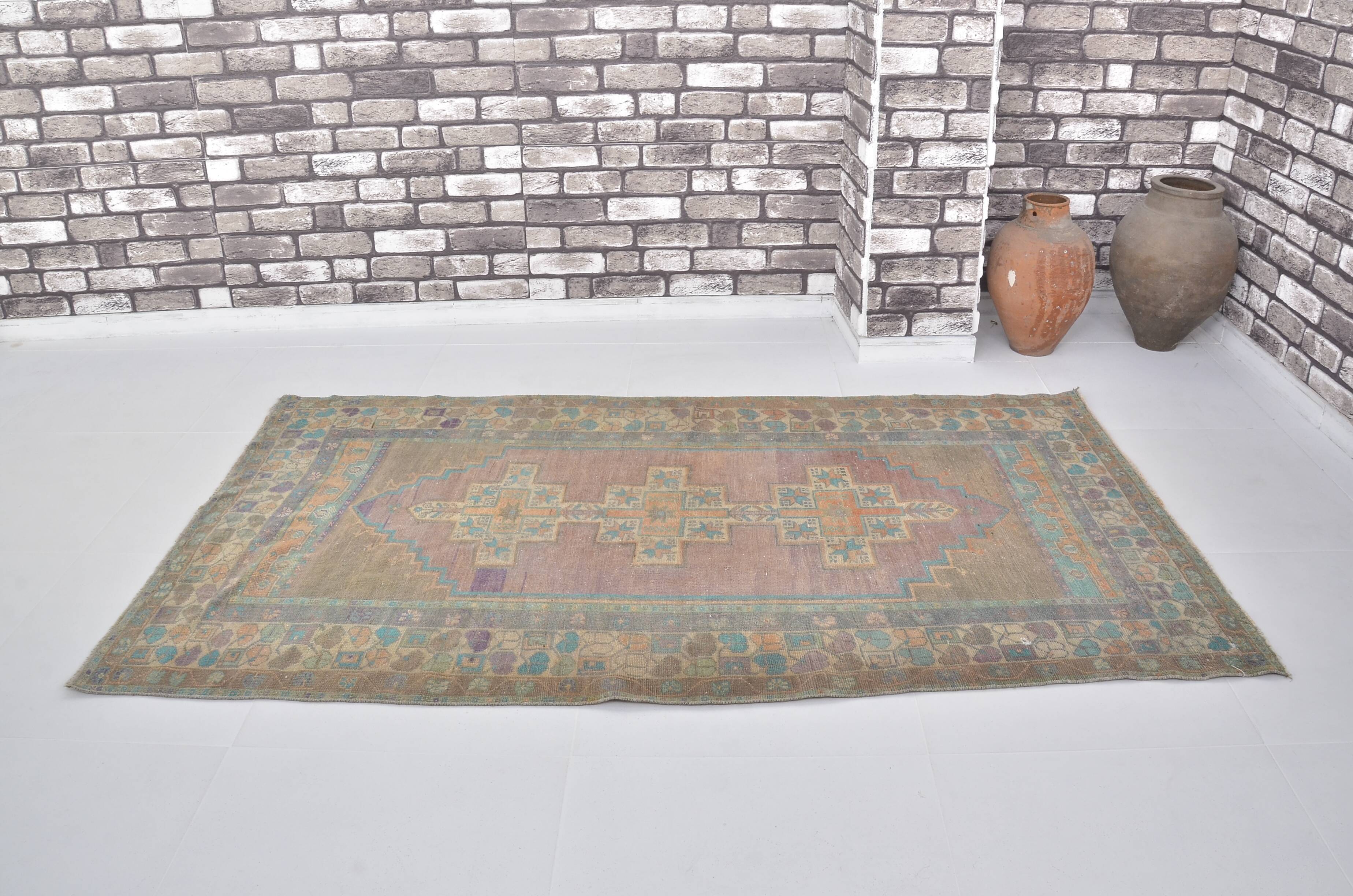 Red & Brown Turkish Wool Rug sku 2488