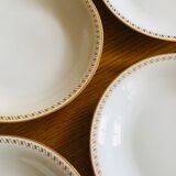 Hollow porcelain plate by Sologne Larchevêque