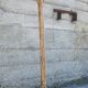 Coat rack parrot in rattan and bamboo