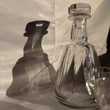 Digestif Service Crystal Baccarat - Harcourt Model (Decanter + 8 Glasses)