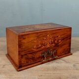 Smoking box with Charles X style system in marquetry