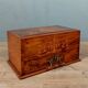 Smoking box with Charles X style system in marquetry