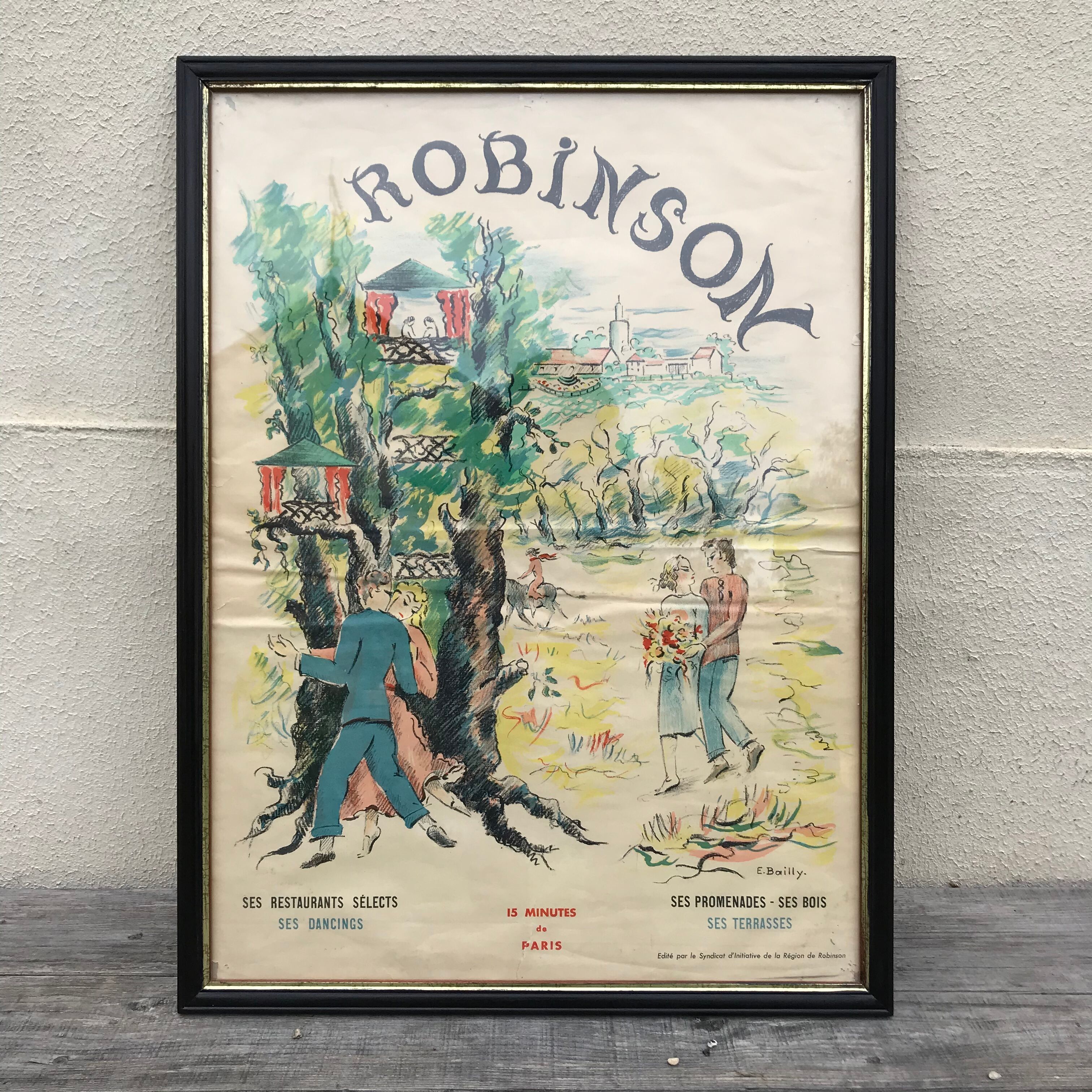 Original Robinson framed poster