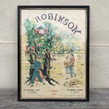 Original Robinson framed poster