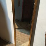 Golden mirror 38x125cm