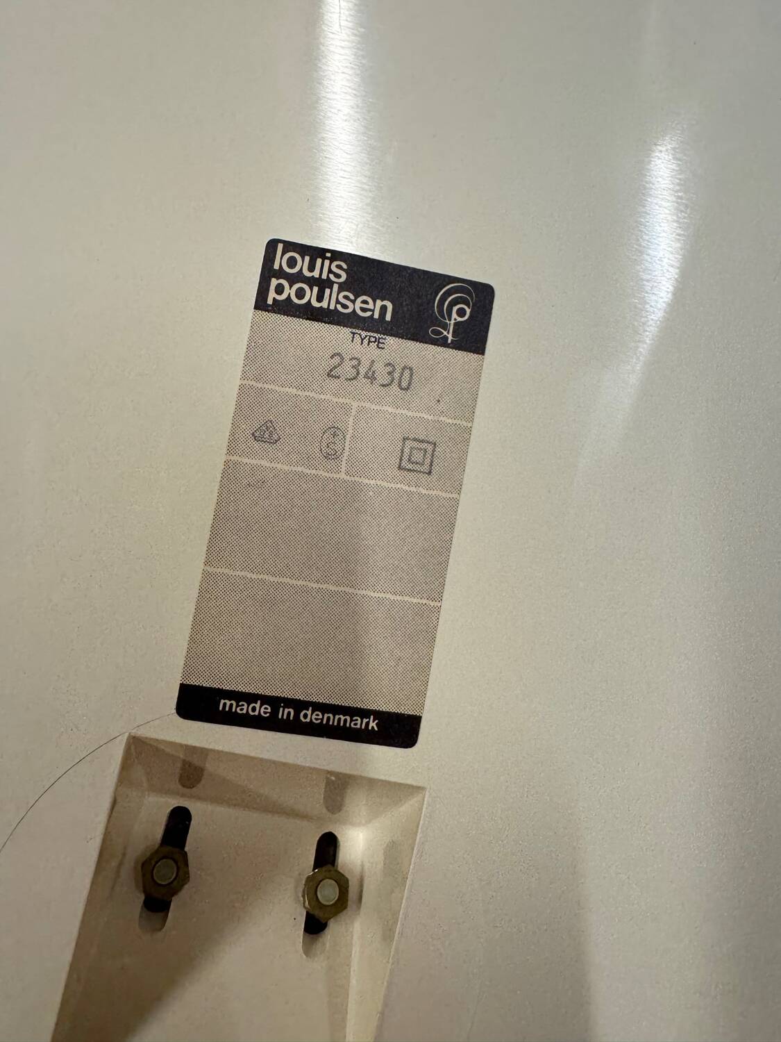 Lampe de Bureau Panthella par Verner Panton pour Louis Poulsen, 1971