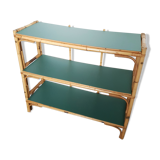 Vintage rattan shelf