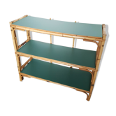 Vintage rattan shelf