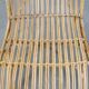 Vintage 1950s Dutch design rattan armchair with organic shapes